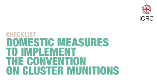 Updated ICRC checklist for CMC implementation